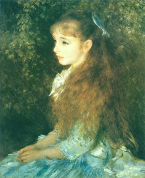 Pierre-Auguste Renoir Photo of painting Mlle. Irene Cahen d'Anvers.